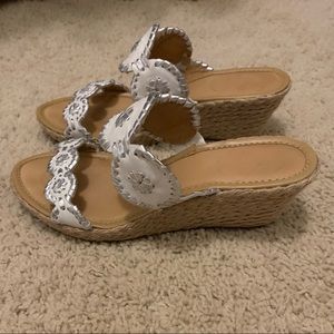 Jack Rogers Wedge Sandals. Size 7